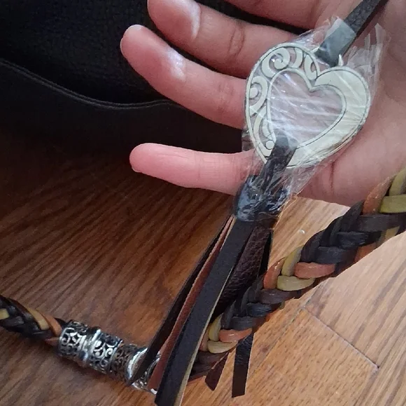 Brighton Dark Brown Leather Hobo Bag - Picture 5 of 12